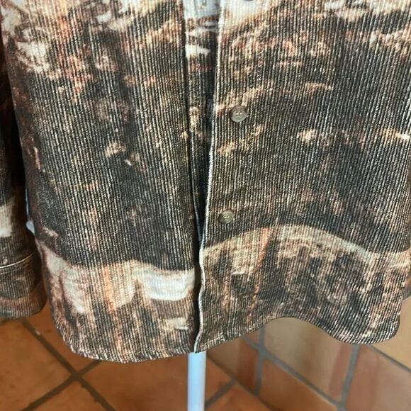 Gilded Intent Landscape Corduroy Shirt, size SMALL - Picture 3 of 12